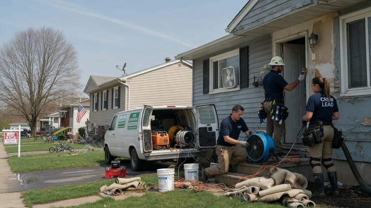 Flood Cleanup in Morral, OH near me